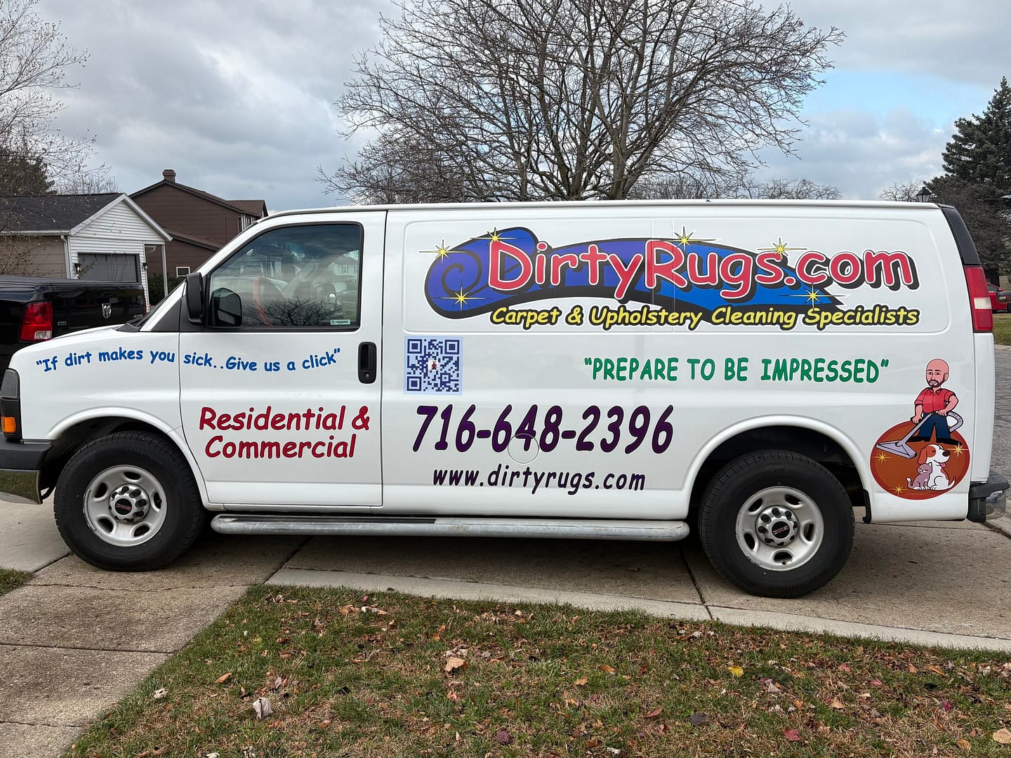 Dirty Rugs Truck White