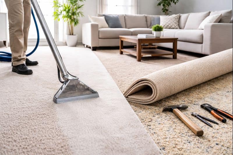 Carpet Cleaning vs Replacement